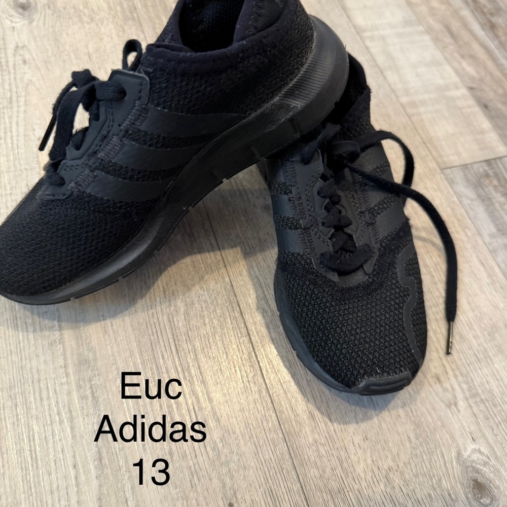 Adidas Kids Black Sneakers